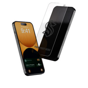 Keyscaper Seattle Kraken Custom Glass iPhone Disappearing Logo Screen Protector