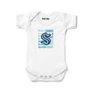 Newborn & Infant Chad & Jake White Seattle Kraken Bodysuit